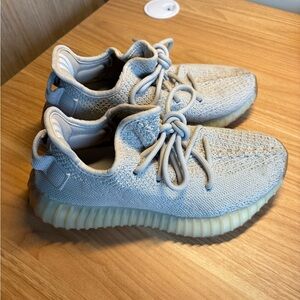 Adidas Cream Sneakers with Ribbed Knit Design